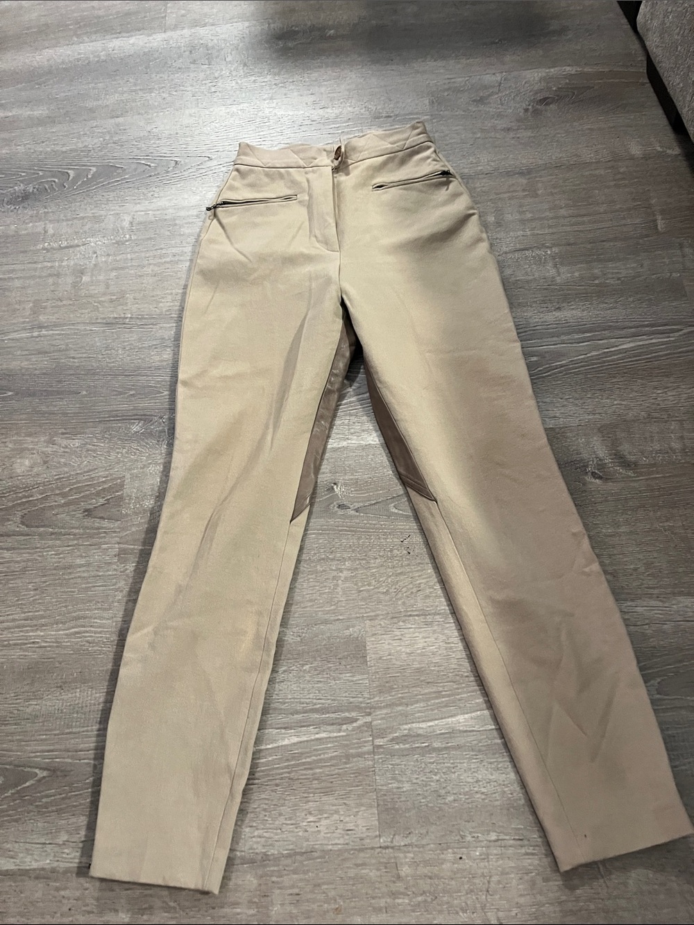 Rene Lezard Leather Patch Riding Pants Womens size 34 - Picture 1 of 10